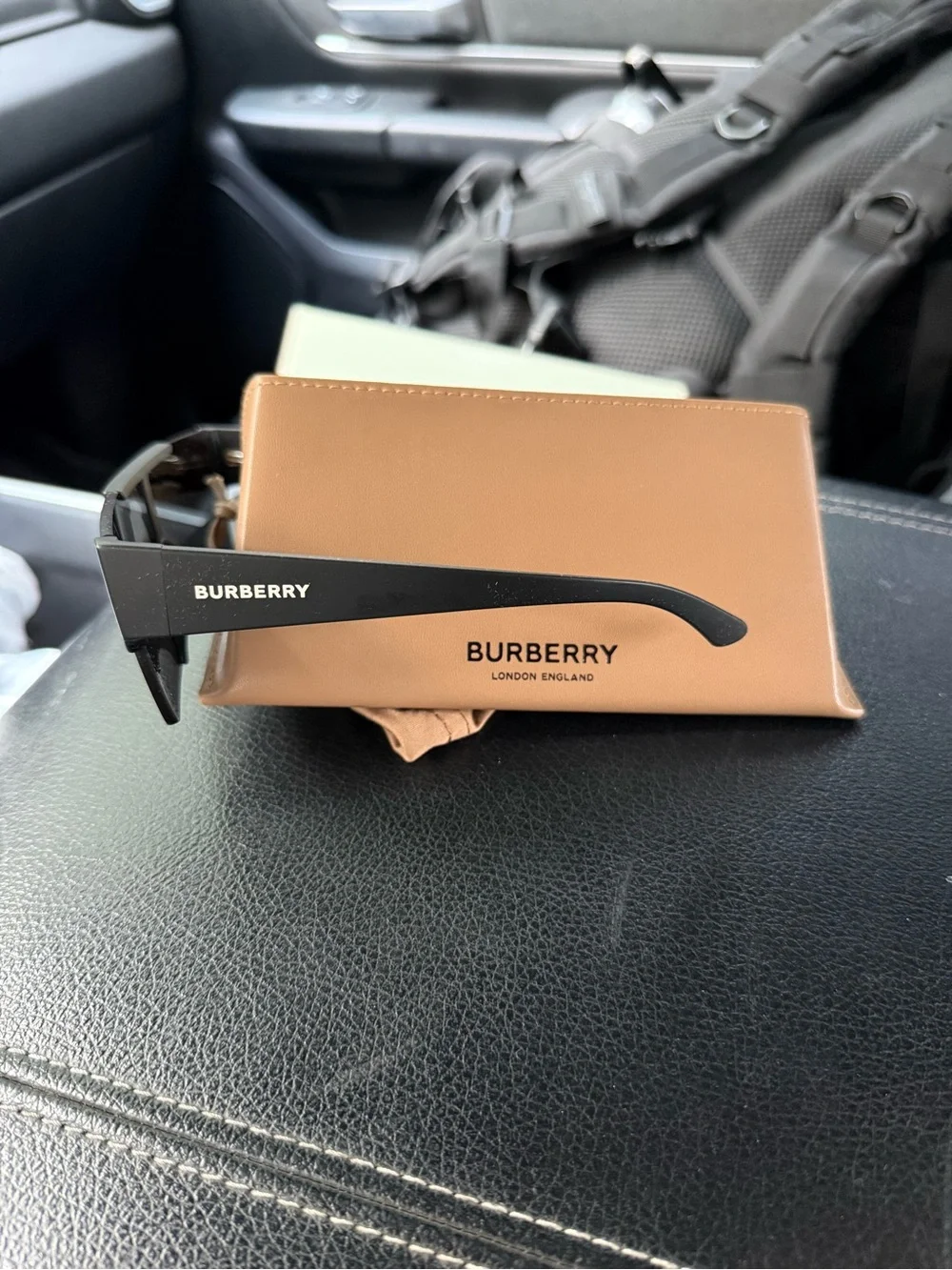 Burberry Black Wrap Shield Sunglasses